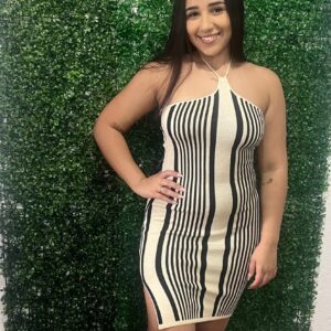 Vestido tricô modal