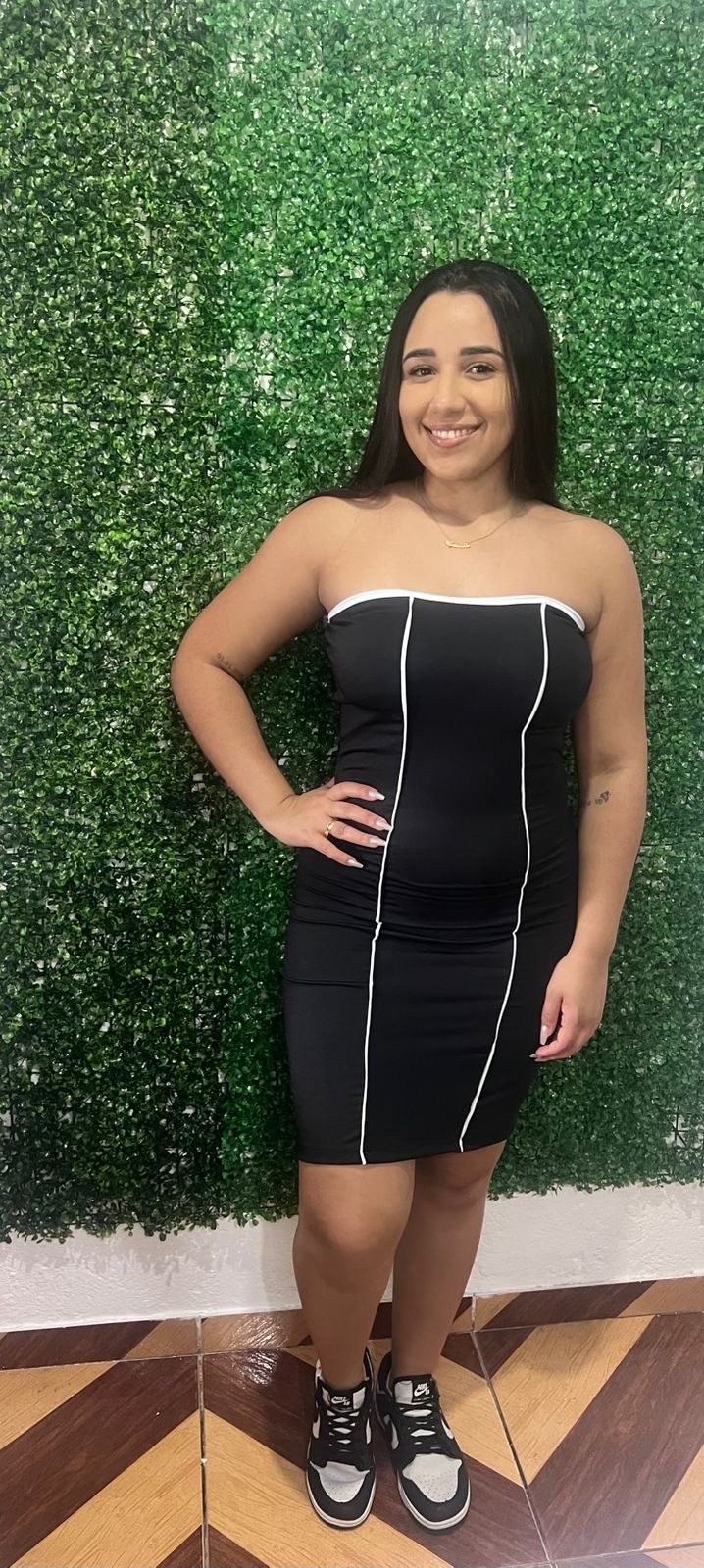 Vestido tomara que caia
